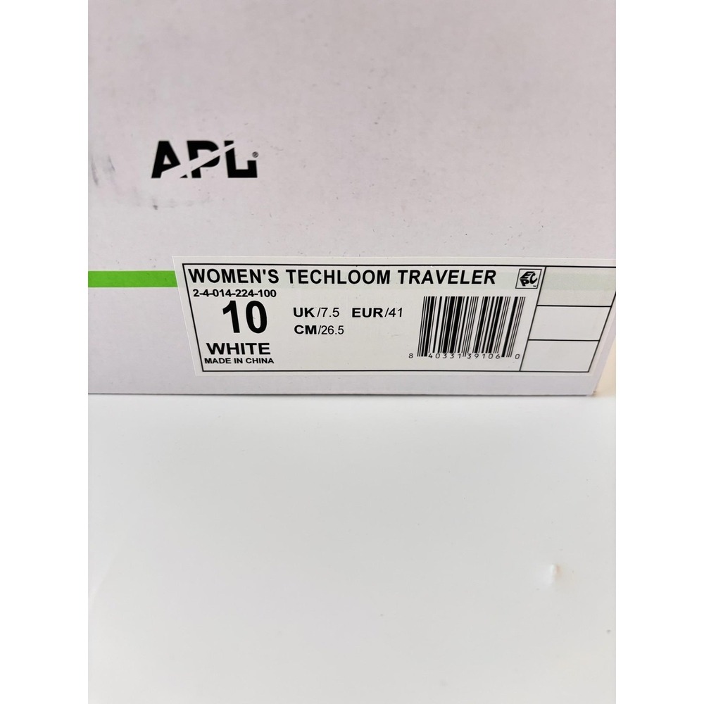 APL Techloom Traveler Shoes Womens 10 White Knit Chevron Slip On Walking - Picture 6 of 7